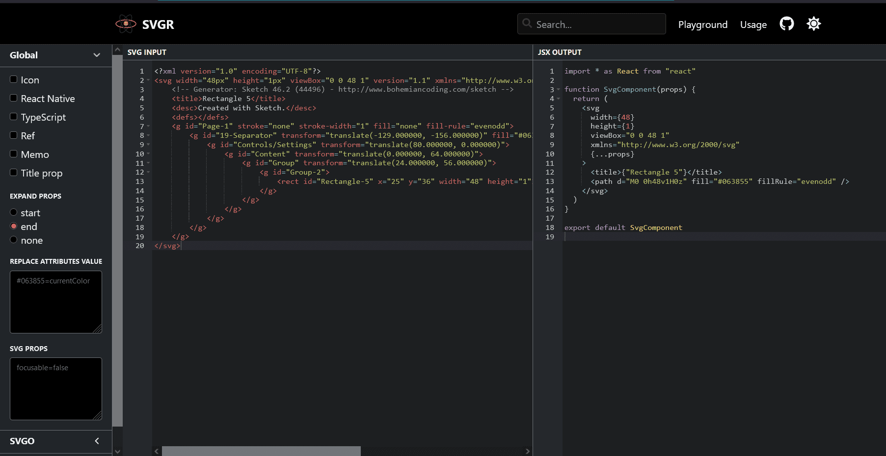 Playground - SVGR — Firefox Developer Edition 5_10_2021 2_14_43 AM (3)